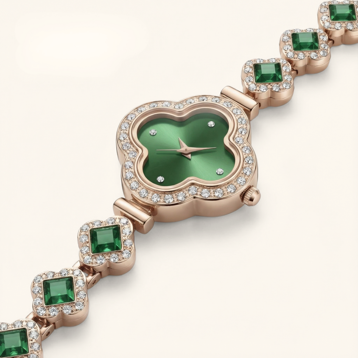 La montre chance diamantée