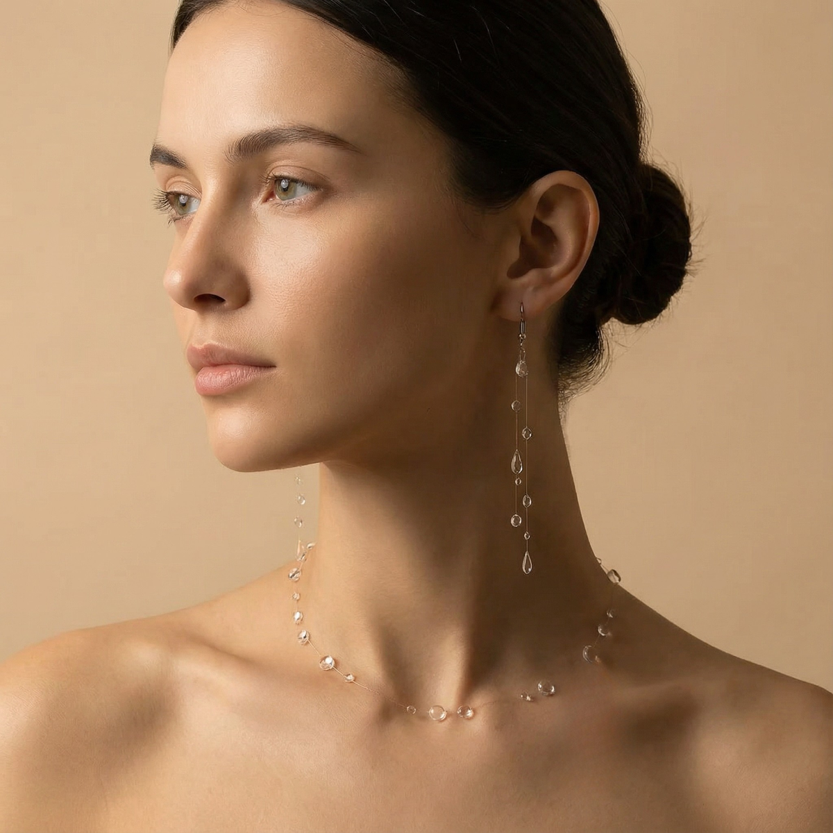 Les boucles d’oreilles pluie diluvienne