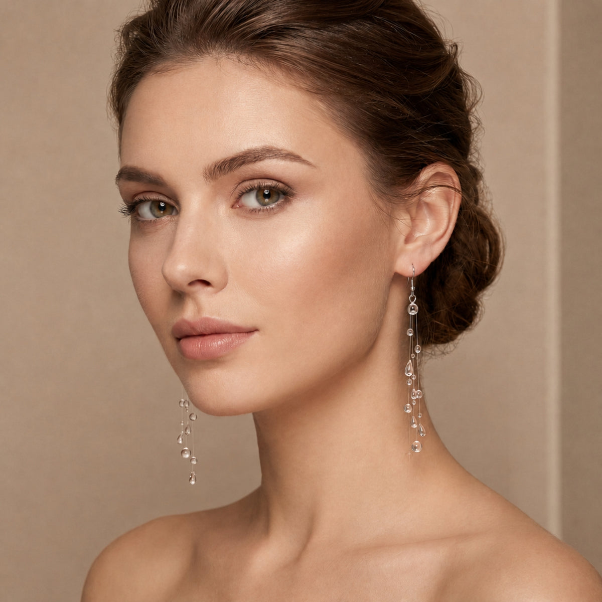 Les boucles d’oreilles pluie diluvienne