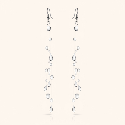 Les boucles d’oreilles pluie diluvienne