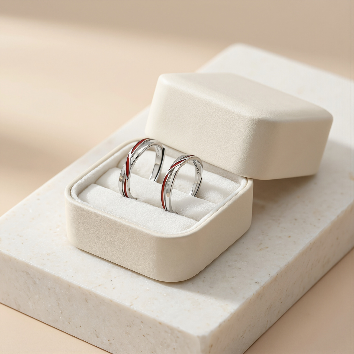 La Bague Lien Écarlate (x2)