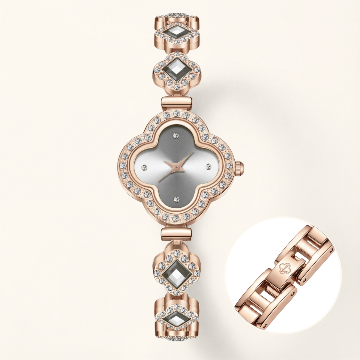 La montre chance diamantée