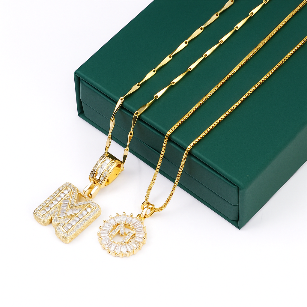 Le Collier à Lettre - 2 pièces