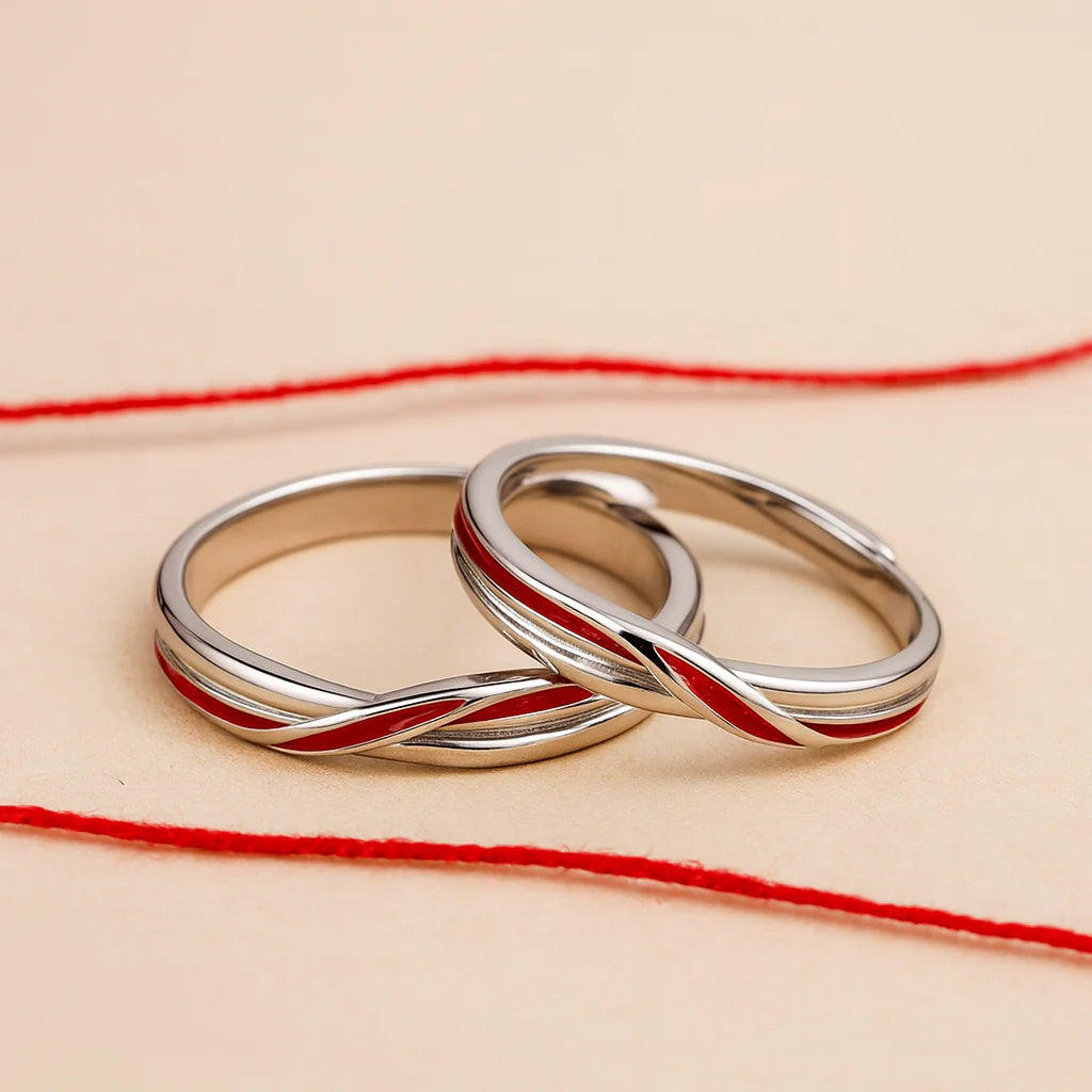 La Bague Lien Écarlate (x2)