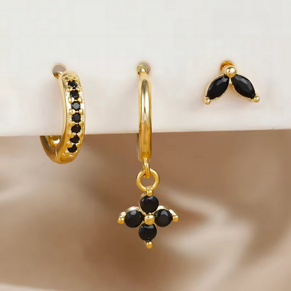 Le Set de Boucles d’Oreilles Olivia
