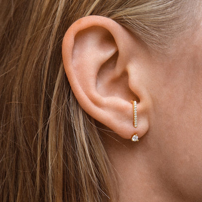 Les boucles d'oreilles Jolie illusion