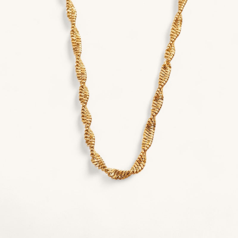 Le Collier Chaîne Torsadée
