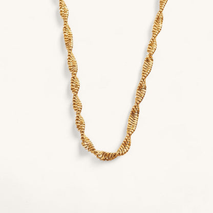 Le Collier Chaîne Torsadée