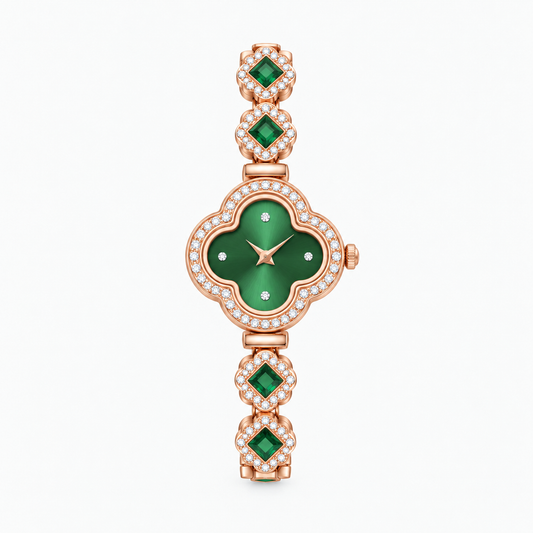 La montre chance diamantée