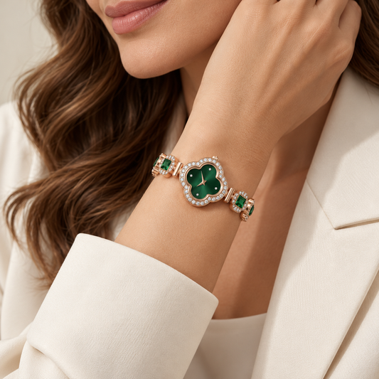 La montre chance diamantée
