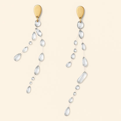 Les boucles d’oreilles pluie diluvienne