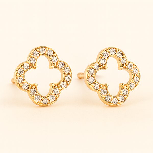 Les boucles d'oreilles Chance Diamanté