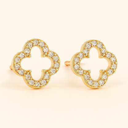 Les boucles d'oreilles Chance Diamanté
