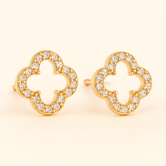 Les boucles d'oreilles Chance Diamanté