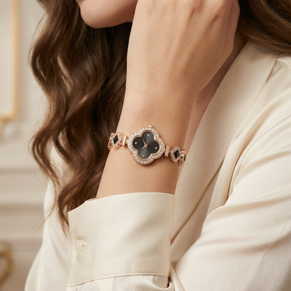 La montre chance diamantée